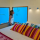 Illustration for article titled This Floating Hotel Room Comes with an Underwater Fish-Peeping Deck
